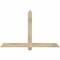 Ekena Millwork Eugene Rough Sawn Timber Gable Bracket, Douglas Fir, 60"W x 38"H x 4"D x 4"F, 15/12 Pitch GBW060X38X0404EUG00RDF - alternate 1
